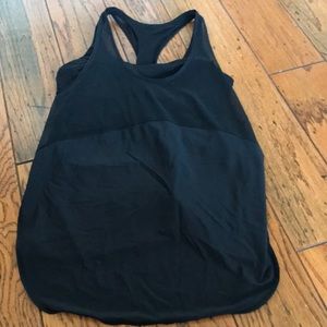 Lululemon Twist Around Tank Size 6 Black